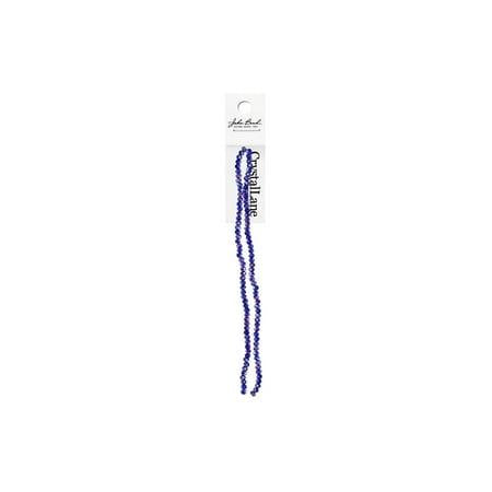 Rondelle 2 Strand 7in (apx110pcs) 3x4mm Transparent Sapphire AB