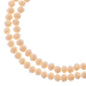 Rondelle 2 Strand 7in (apx110pcs) 3x4mm Opaque Light Cream