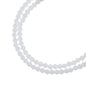 Bicone 2Strand 7in (apx96pcs) 4mm Opaque White