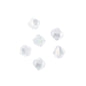 Bicone 2Strand 7in (apx96pcs) 4mm Opaque White Matt AB