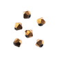 Bicone 2Strand 7in (apx96pcs) 4mm Opaque Copper Iris