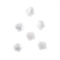 Bicone 2Strand 7in (apx64pcs) 6mm Opaque White Matt AB