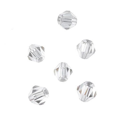 Transparent Crystal AB Bicone