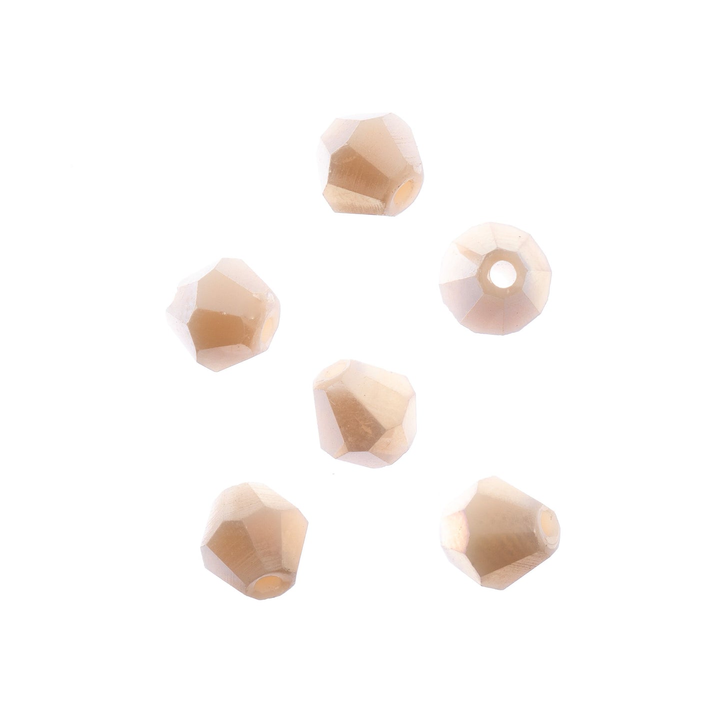Crystal Lane DIY Bicone  Opaque Cream AB