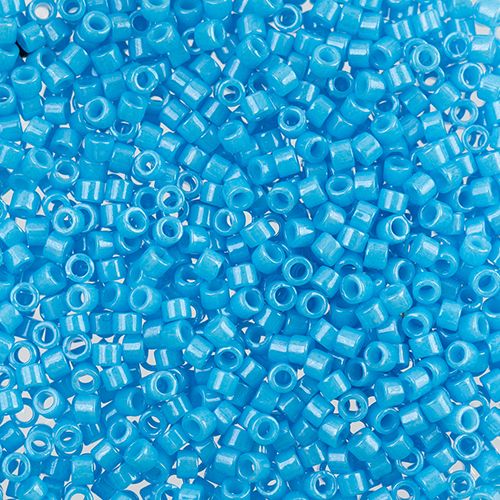 11/0 Delica dk turquoise blue dyed 5.2g (0659V)