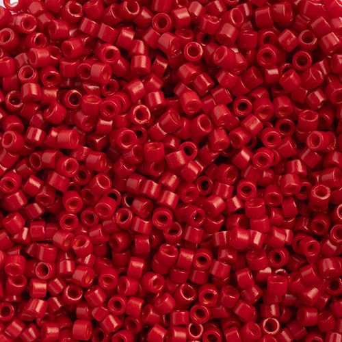 11/0 5.2g bright red Matt dyed  (0791V)