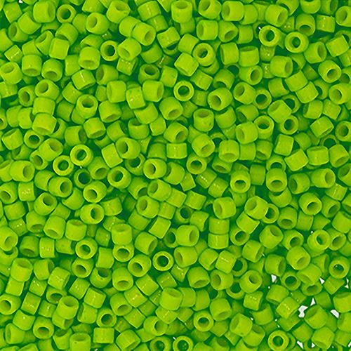 11/0 5.2g Vial Duracoat Opaque Dyed Neon Green (2121V)