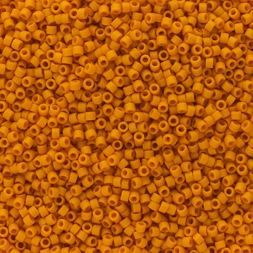 11/0 5.2g Vial Frosted Glazed Yellow Honey Matte (2285V)