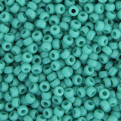 11/0 Green turquoise op 23g (0412V)