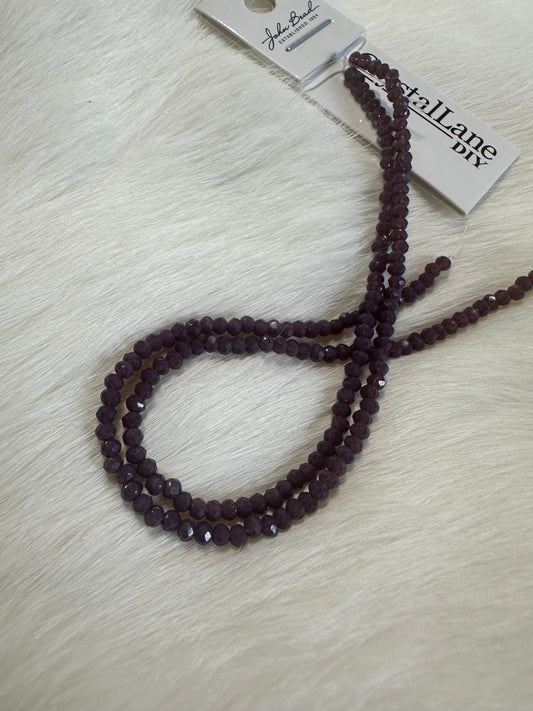 1.5x2.5mm Opaque Dark Purple
