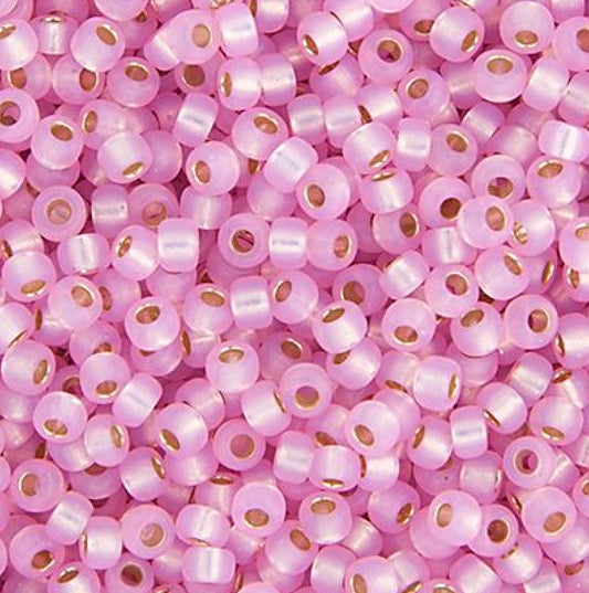 Miyuki Seed Pink S/L dyed alabaster 11/0 22g (0643V)