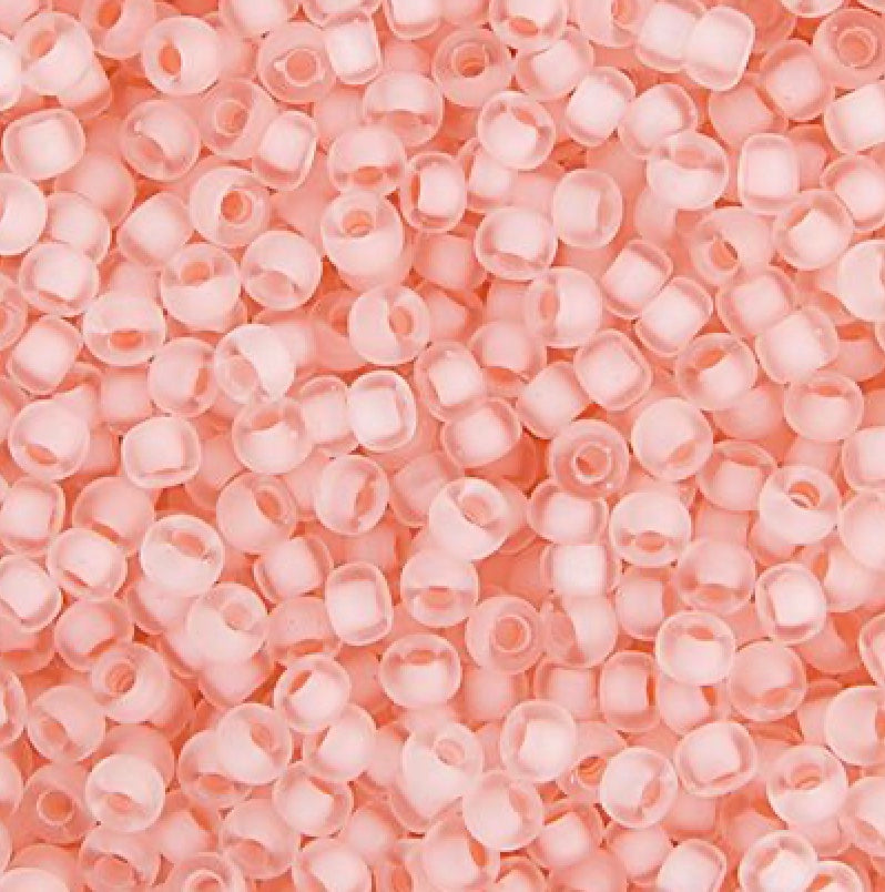 11/0 apx.22g Cry.Baby Pink Lined Semi-frosted (1934V)