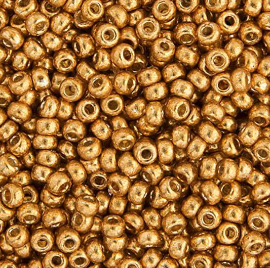 11/0 apx.22g Galvanized Duracoat Yellow Gold (4203V)