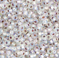 11/0 apx.22g Crystal Silver Lined AB (1001V)