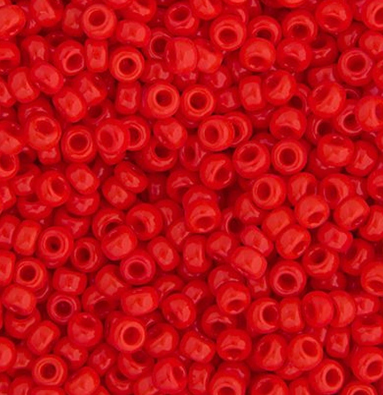 11/0 apx.22g Red Vermillion Opaque (0407V)
