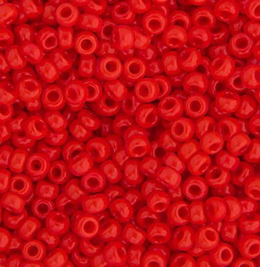 11/0 apx.22g Red Vermillion Opaque (0407V)
