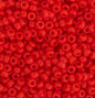 11/0 apx.22g Red Vermillion Opaque (0407V)