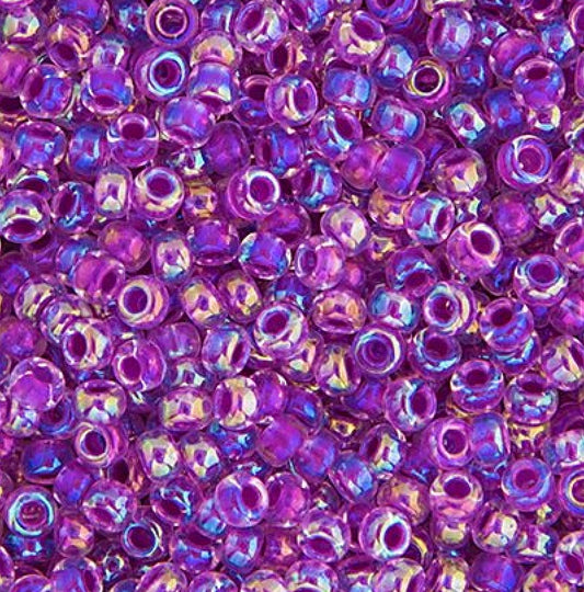 11/0 apx.22g Magenta AB Lined-Dyed  (0264V)