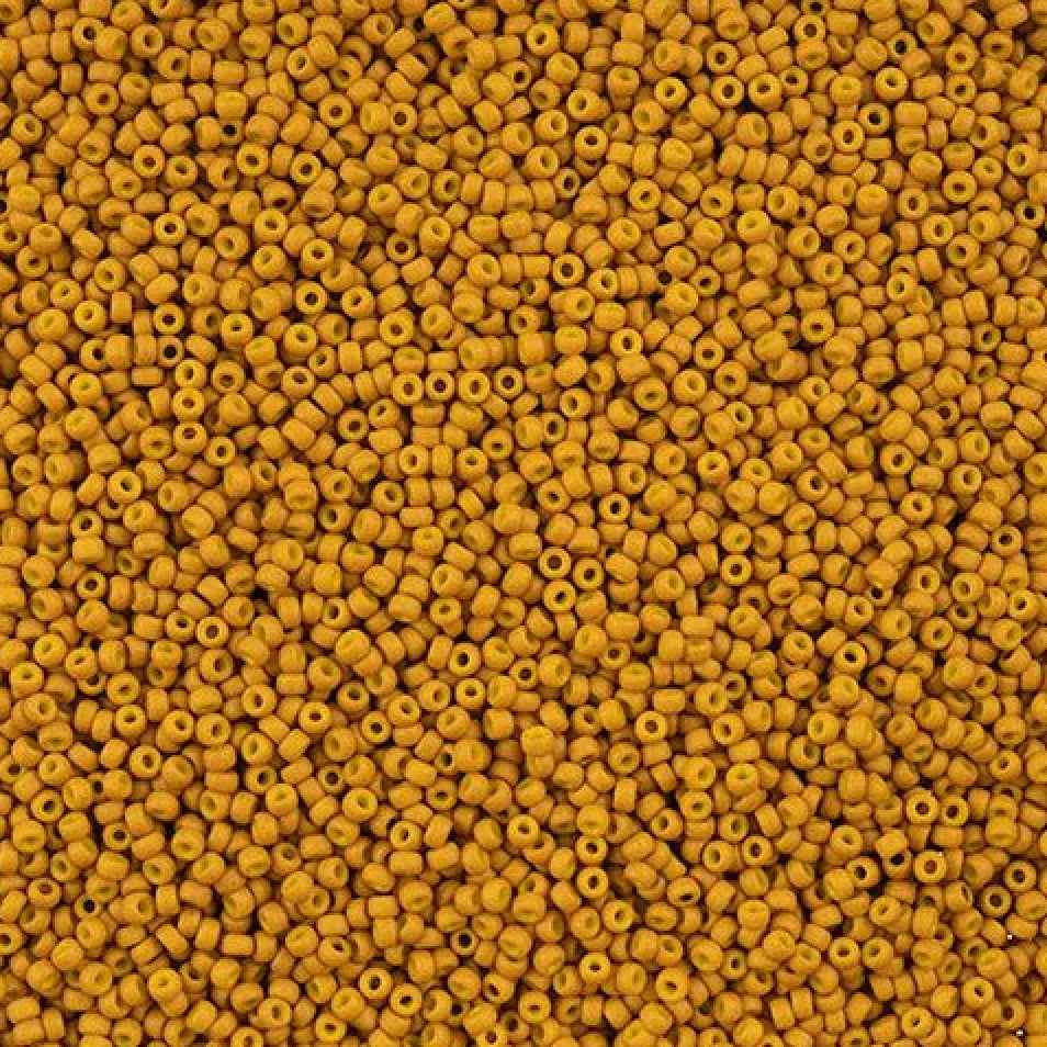 11/0 miyuki Mustard Matte Luster 22g (1233V)