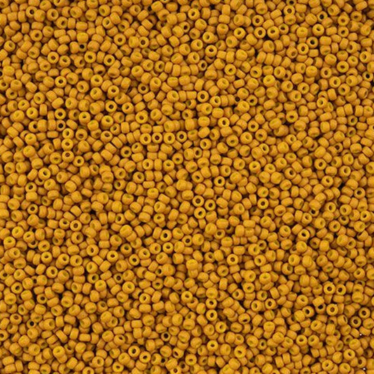 11/0 miyuki Mustard Matte Luster 22g (1233V)