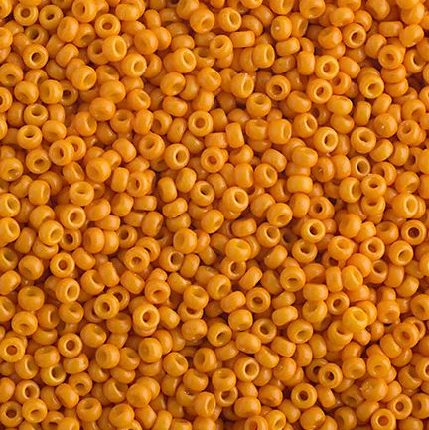 11/0 cheddar orange opaque duracoat 22g (4454V)