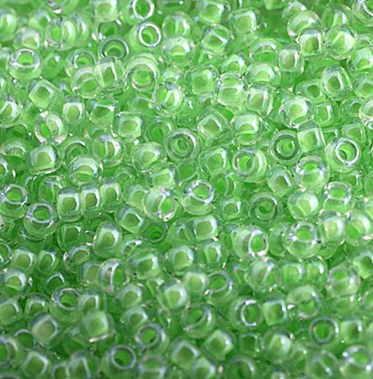 11/0 apx.22g Lime Green Luminous Neon C/L  (1120V)