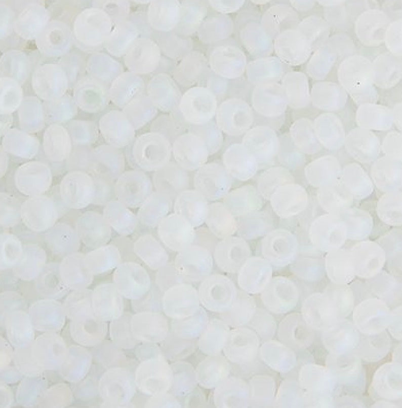 Miyuki Seed Bead 11/0 apx.22g Crystal AB Matte (0131FRV)
