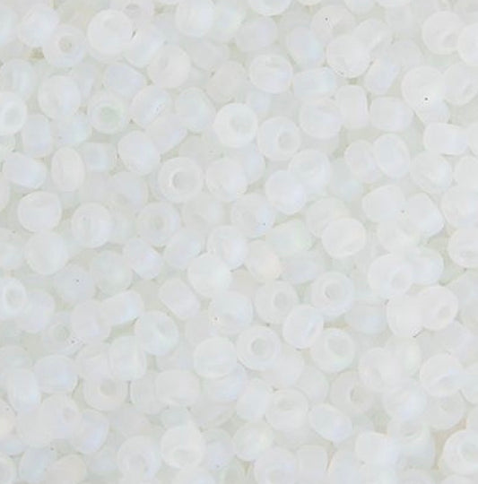 Miyuki Seed Bead 11/0 apx.22g Crystal AB Matte (0131FRV)