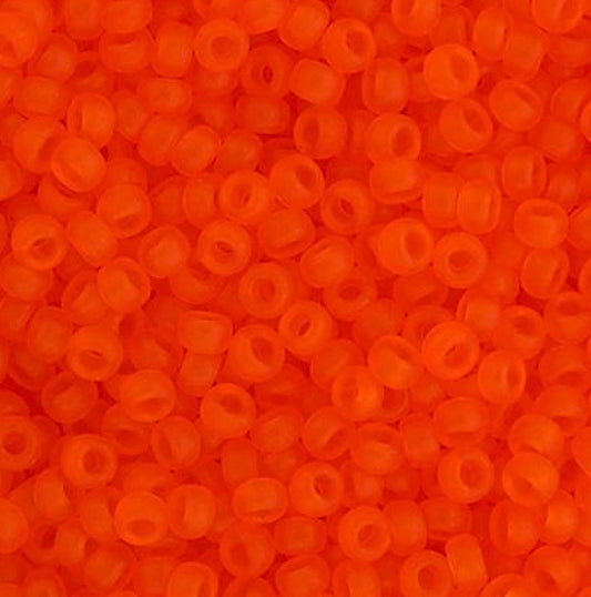 11/0 orange transparent Matte APX.22g (0138FV)