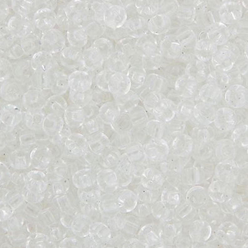 Miyuki Seed Beads 11/0 Crystal Transparent 22g Vial (0131v)