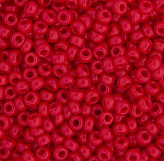 11/0 Red Opaque 250g (0408)