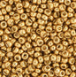 Miyuki Seed Bead 11/0 apx.22g Galvaniz Duracoat Gold (4202V)
