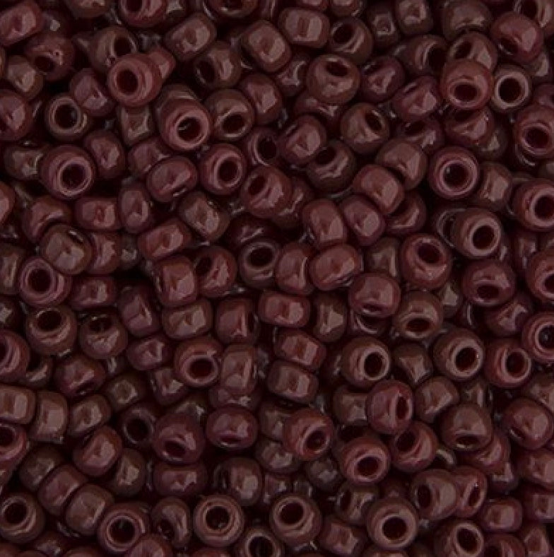 Miyuki Seed Bead 11/0 apx.22g Chocolate Brown Opaque (0409V)