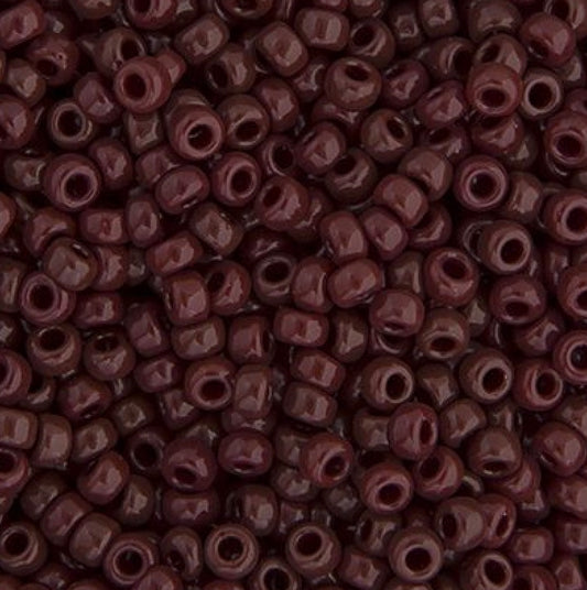 Miyuki Seed Bead 11/0 apx.22g Chocolate Brown Opaque (0409V)