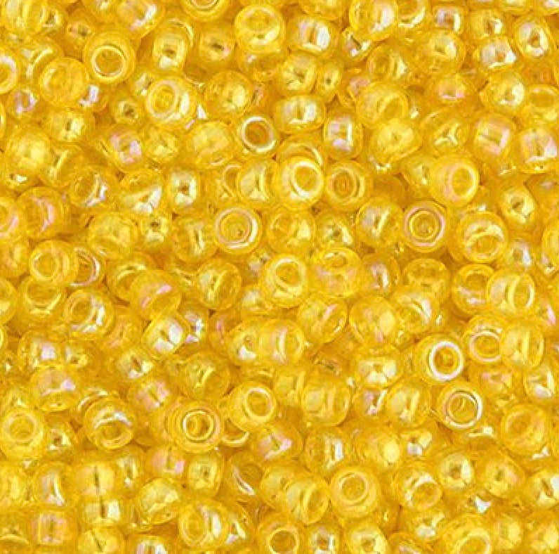 11/0 Yellow Transparent AB 23g (0252V)