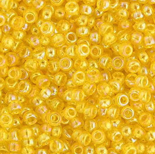 11/0 Yellow Transparent AB 23g (0252V)