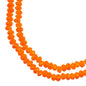 Rondelle 2 Strand 7in 1.5x2.5mm Opaque Orange