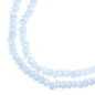 Rondelle 2 Strand 7in 1.5x2.5mm Opaque Light Periwinkle