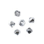 Bicone 2Strand 7in (apx96pcs) 4mm Transparent Half Silver Iris