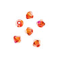 Bicone 2Strand 7in (apx96pcs) 4mm Transparent Red AB