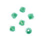 Bicone 2Strand 7in (apx96pcs) 4mm Opaque Turquoise Green