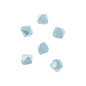 Bicone 2Strand 7in (apx96pcs) 4mm Opaque Blue AB
