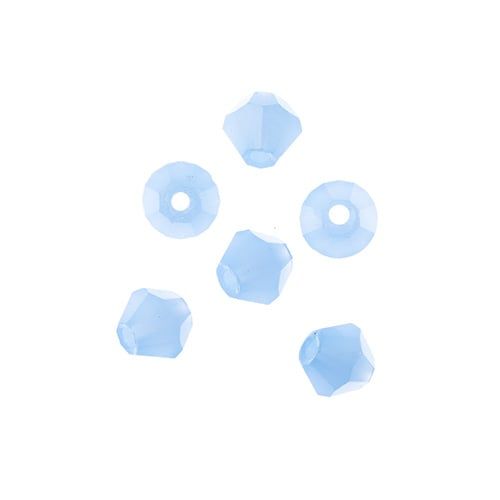 Bicone 2Strand 7in (apx96pcs) 4mm Opaque Light Periwinkle