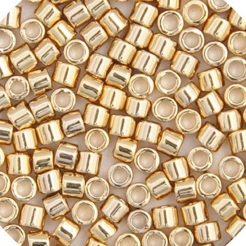 11/0 3.3g vial Light Gold 24kt Plated (0034V)