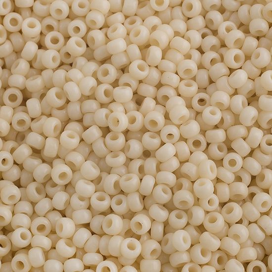 Miyuki Seed Bead 11/0 apx.22g Opaque Dark Cream (0492V)