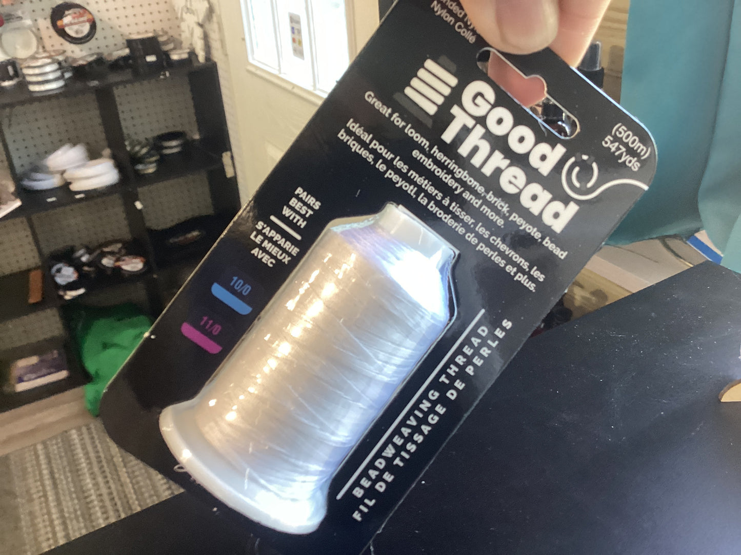 Good Thread 500m spool white bonded