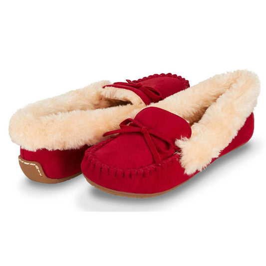 Women’s Melani Moccasin Faux Suede Slippers
