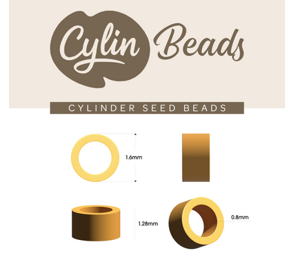 Cylin Bead 11/0 approx.23g Hank Glow in Dark - Pink (1137H)