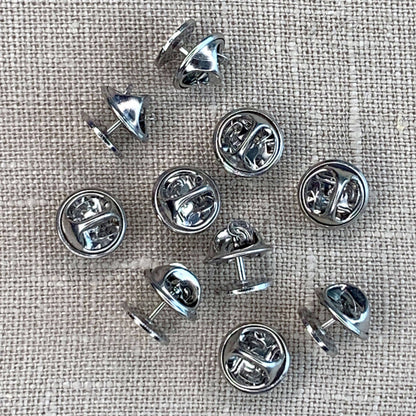 Butterfly Clutch Tie Tacks with Back 10pc
