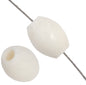 HAIRBONEPIPES OVAL IVORY 0.25" Worked on Bone